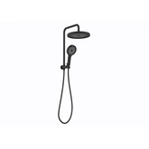 Linkware Gabe Twin Shower Top Half - Matte Black